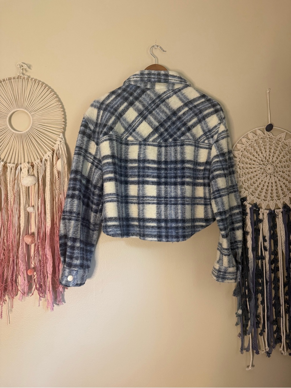 Zara Plaid Jacket Size Medium - Picture 3 of 5
